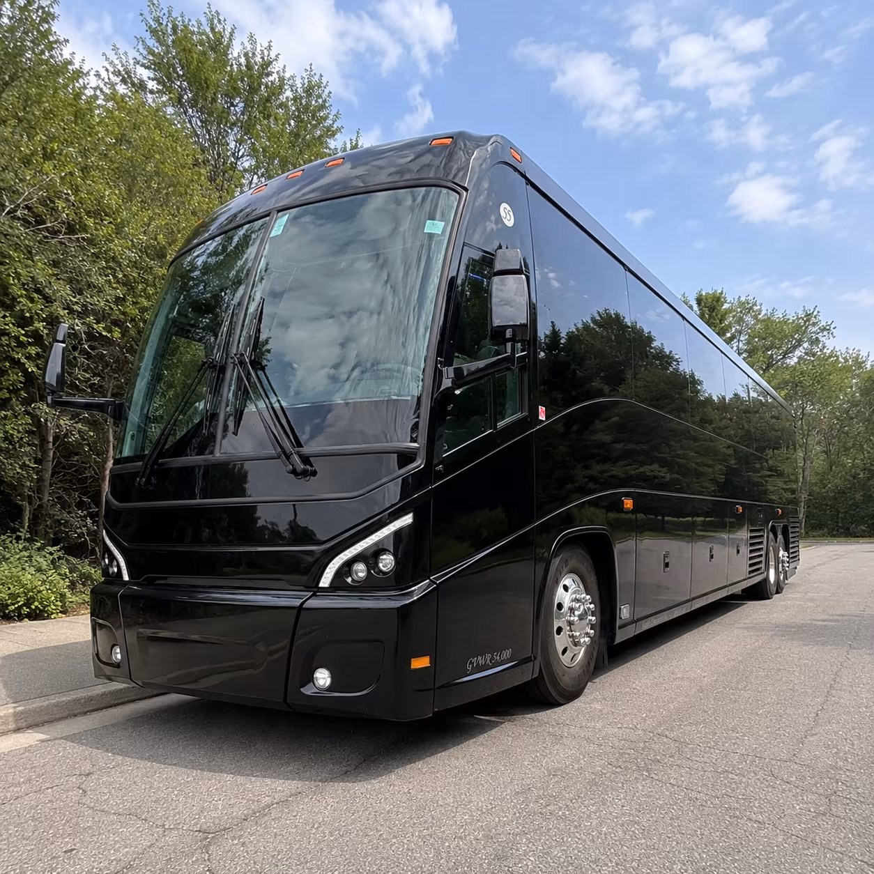 charter buses for waltham high school and college campus visit field trips
