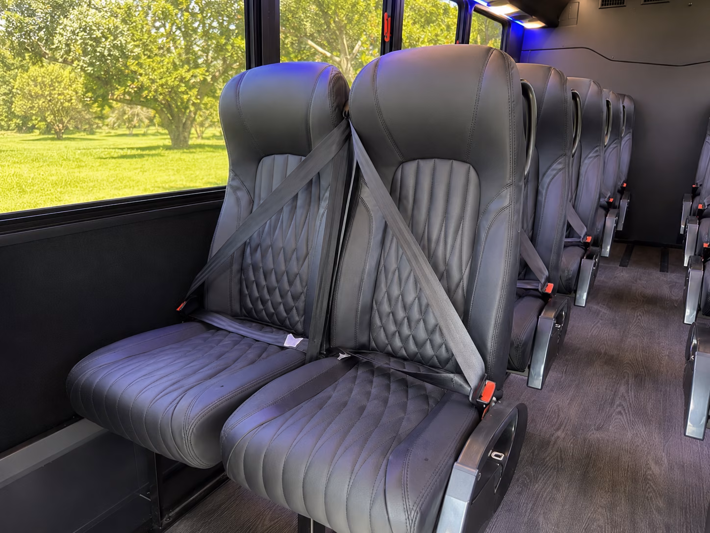 minibuses and charter buses for corporate suite and group ticket outings from waltham