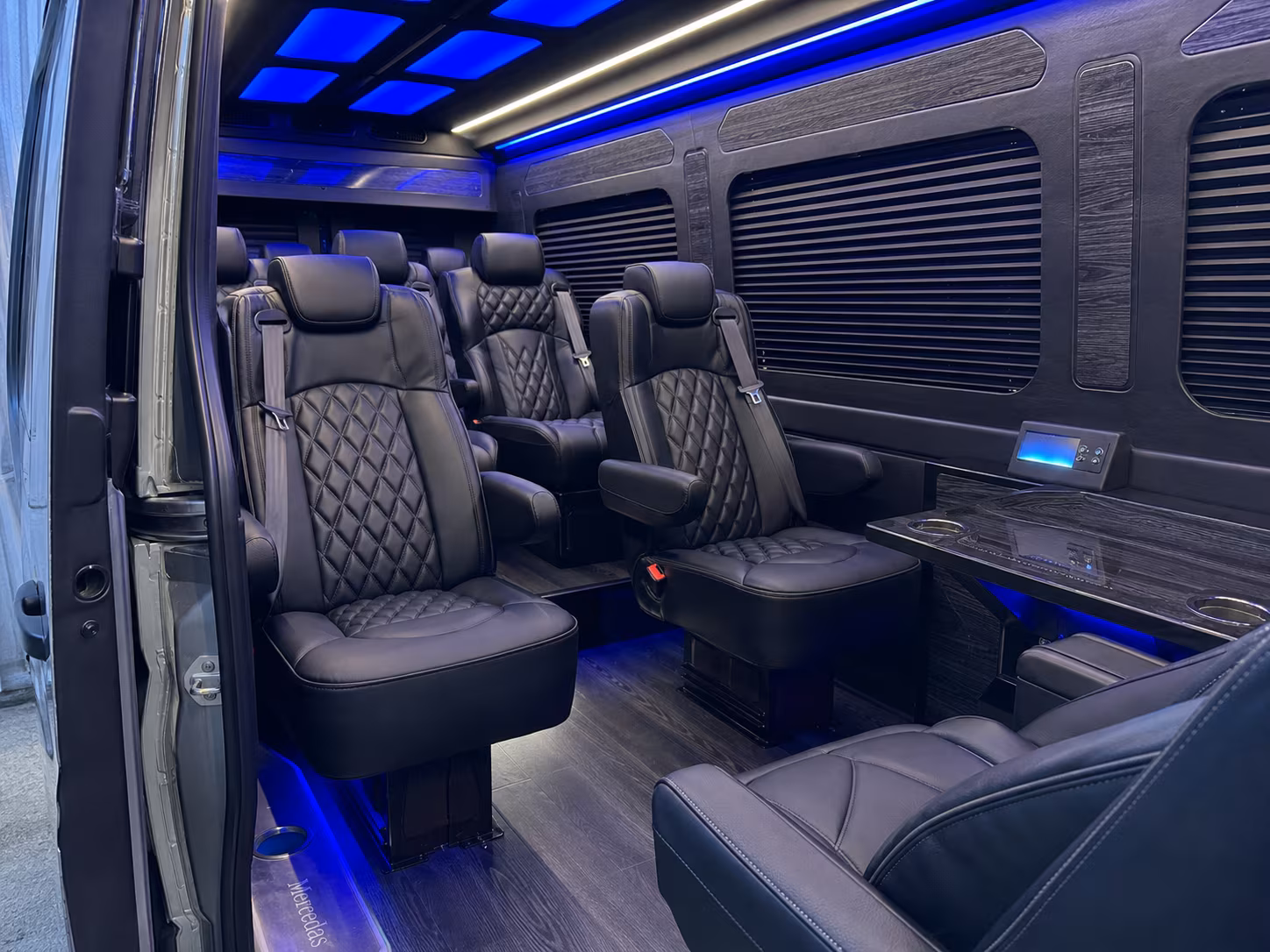sprinter van transportation for groups and events across waltham