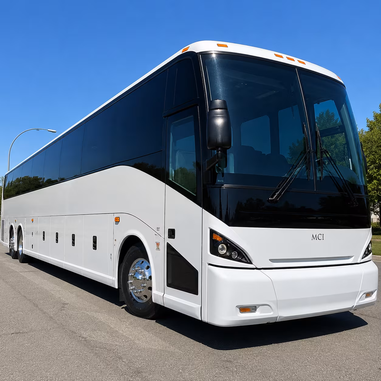 waltham 56 passenger charter bus
