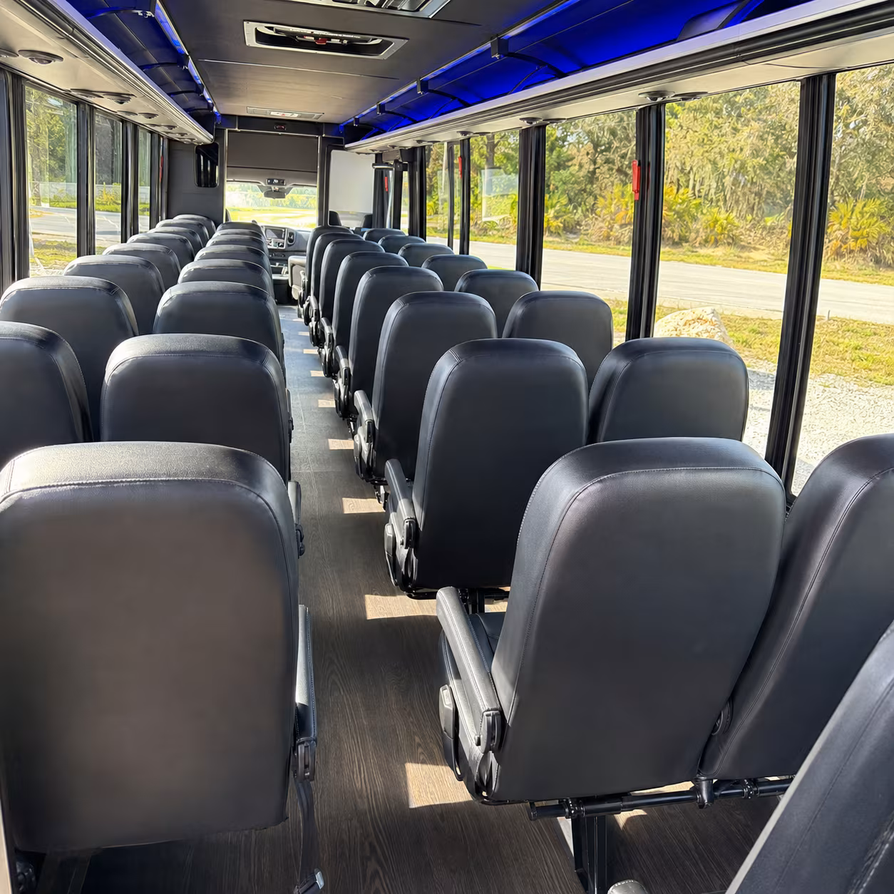 waltham corporate event transportation onboard seating