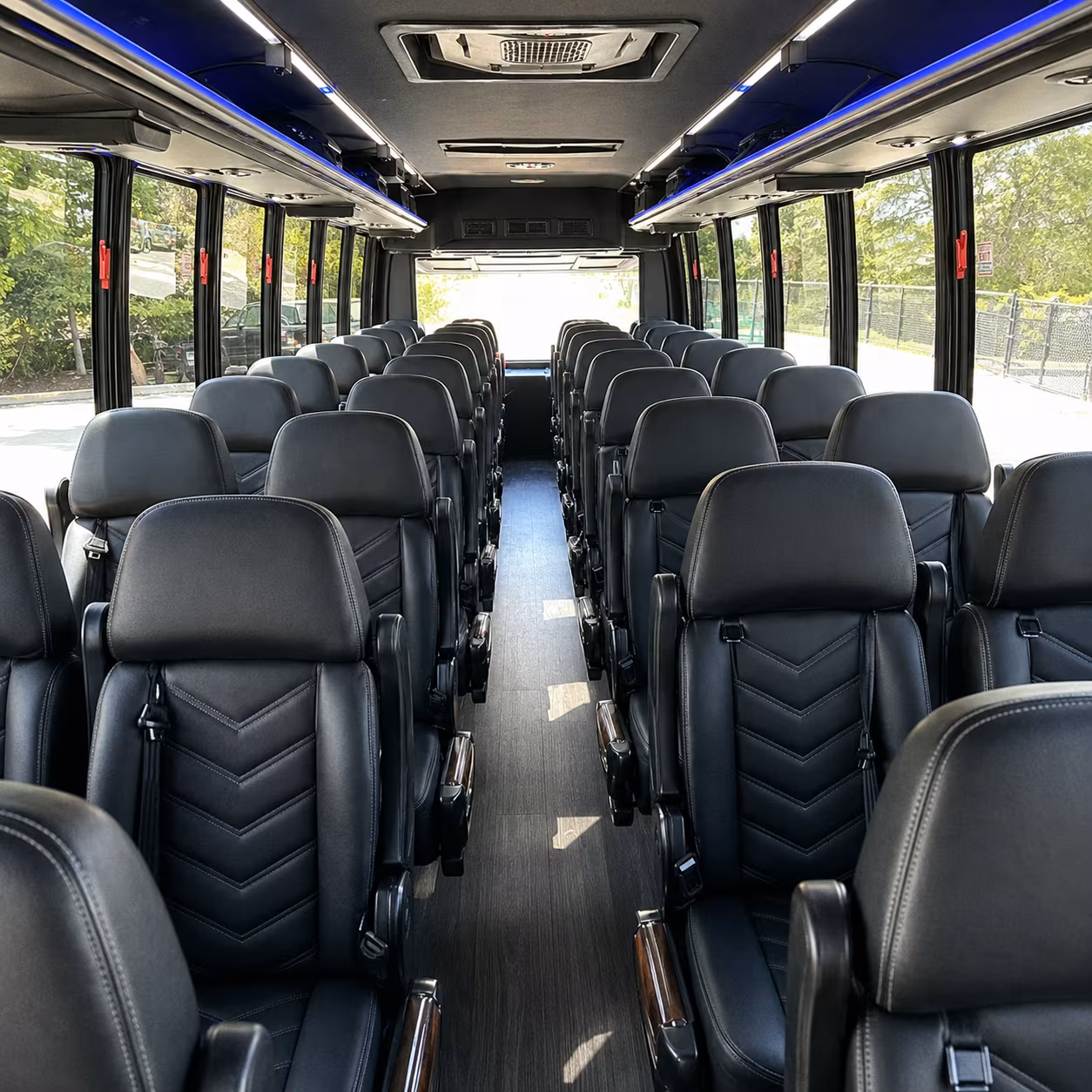waltham religious group transportation onboard seating