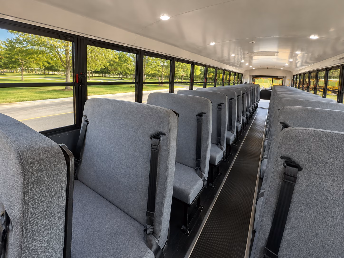 waltham school bus interior