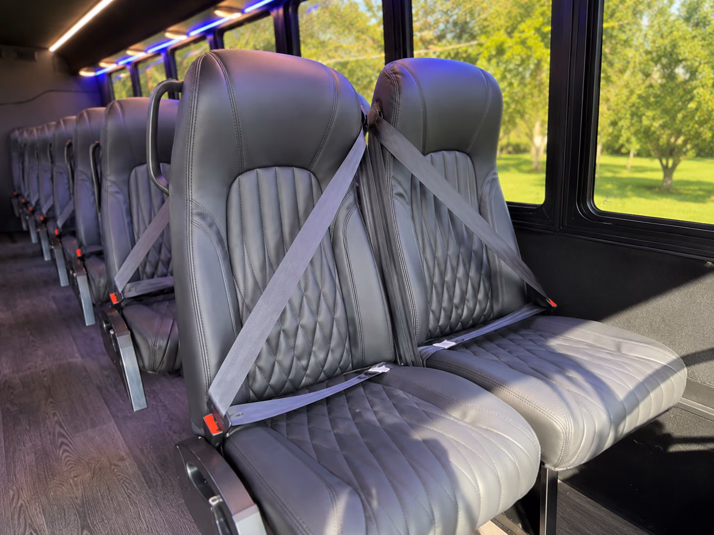 waltham school event transportation onboard seating