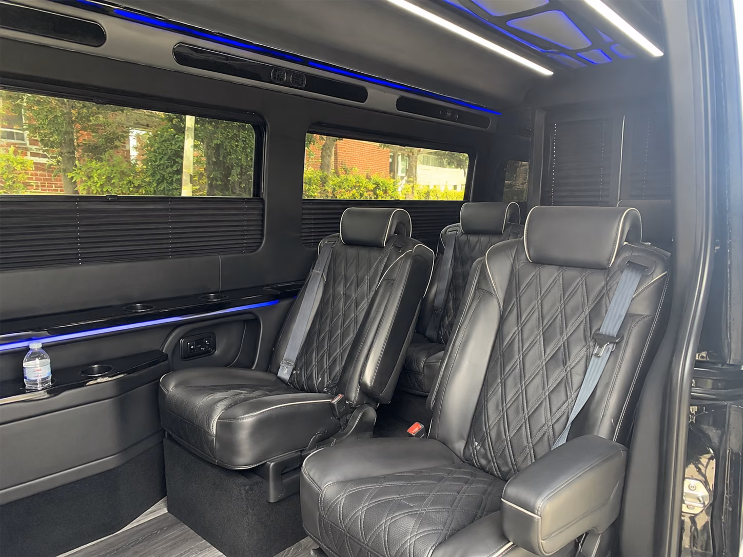 waltham sprinter van with driver inside