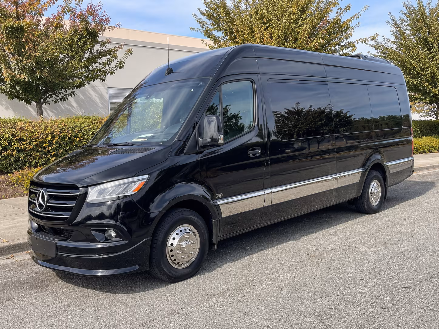 waltham sprinter van with driver